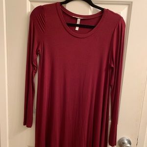 Maroon Dress